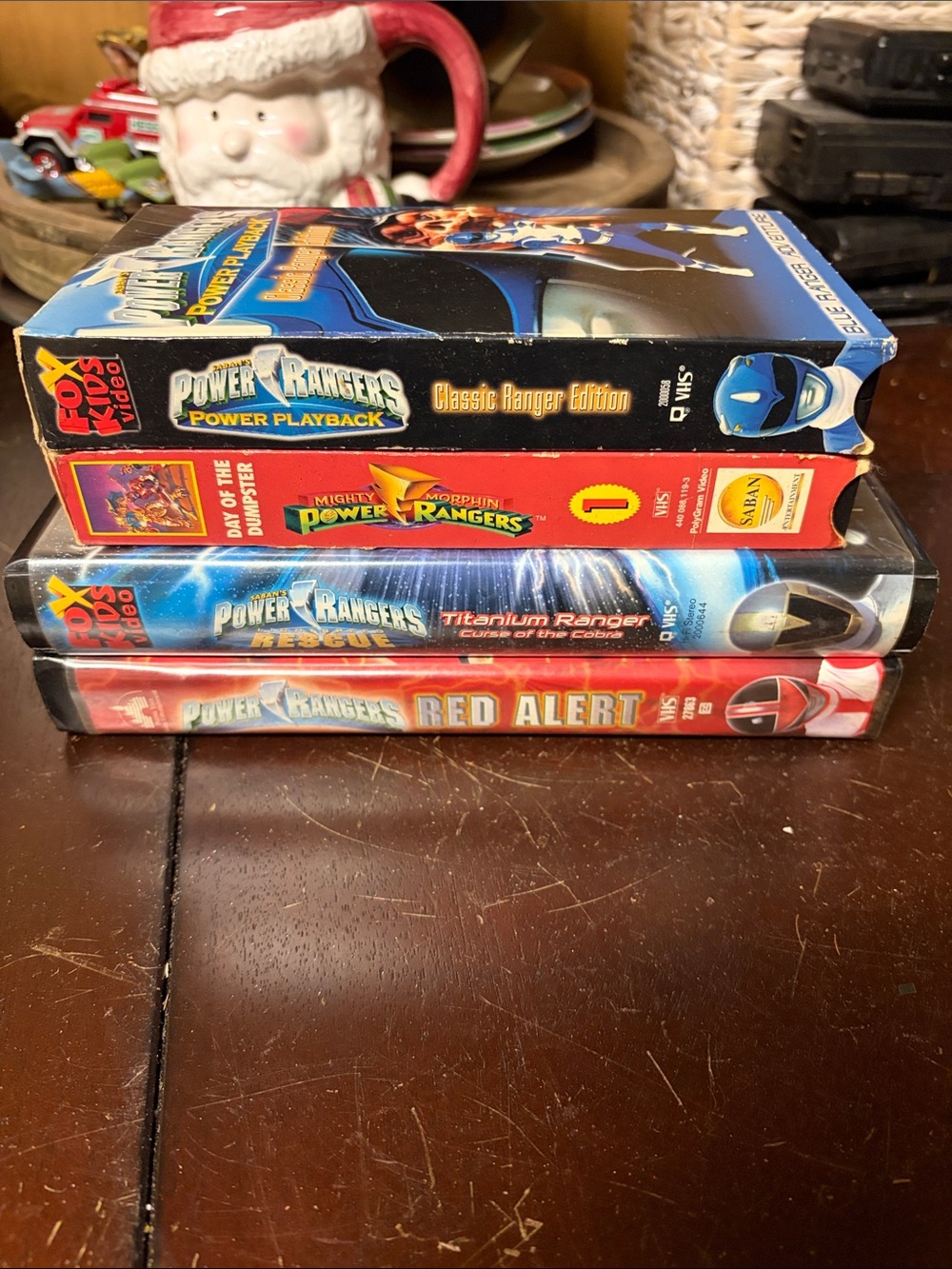 Power Ranger VHS Bundle - Red, Blue, Black